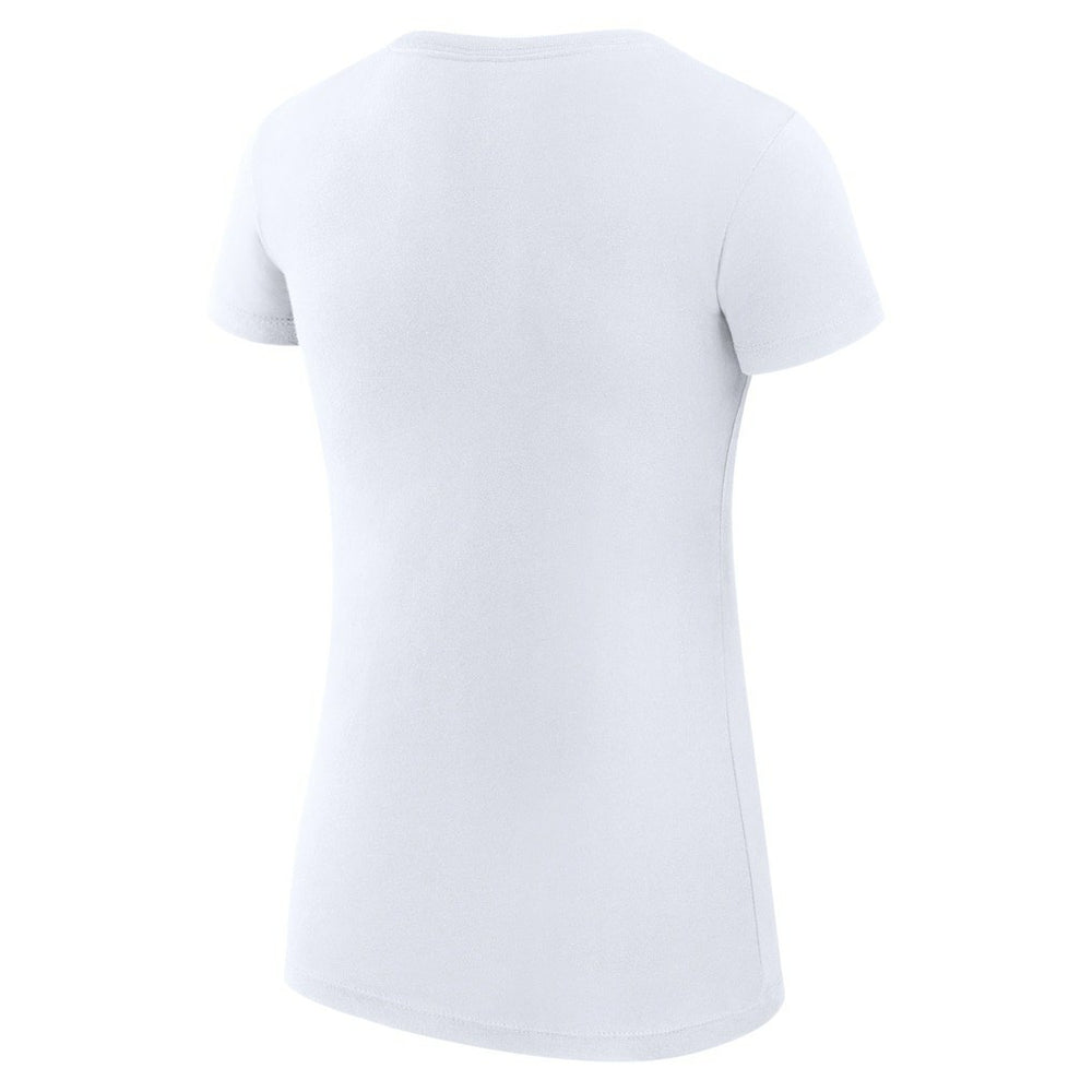 Philadelphia Eagles G-III 4Her by Carl Banks Women's Super-Slim Fit Lightweight Collage Team T-Shirt White