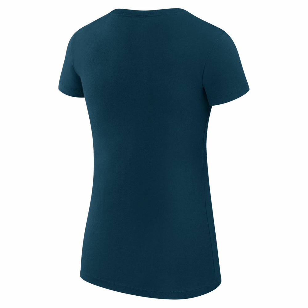 Denver Broncos G-III 4Her by Carl Banks Women's Super-Slim Fit Lightweight Collage Team T-Shirt Navy