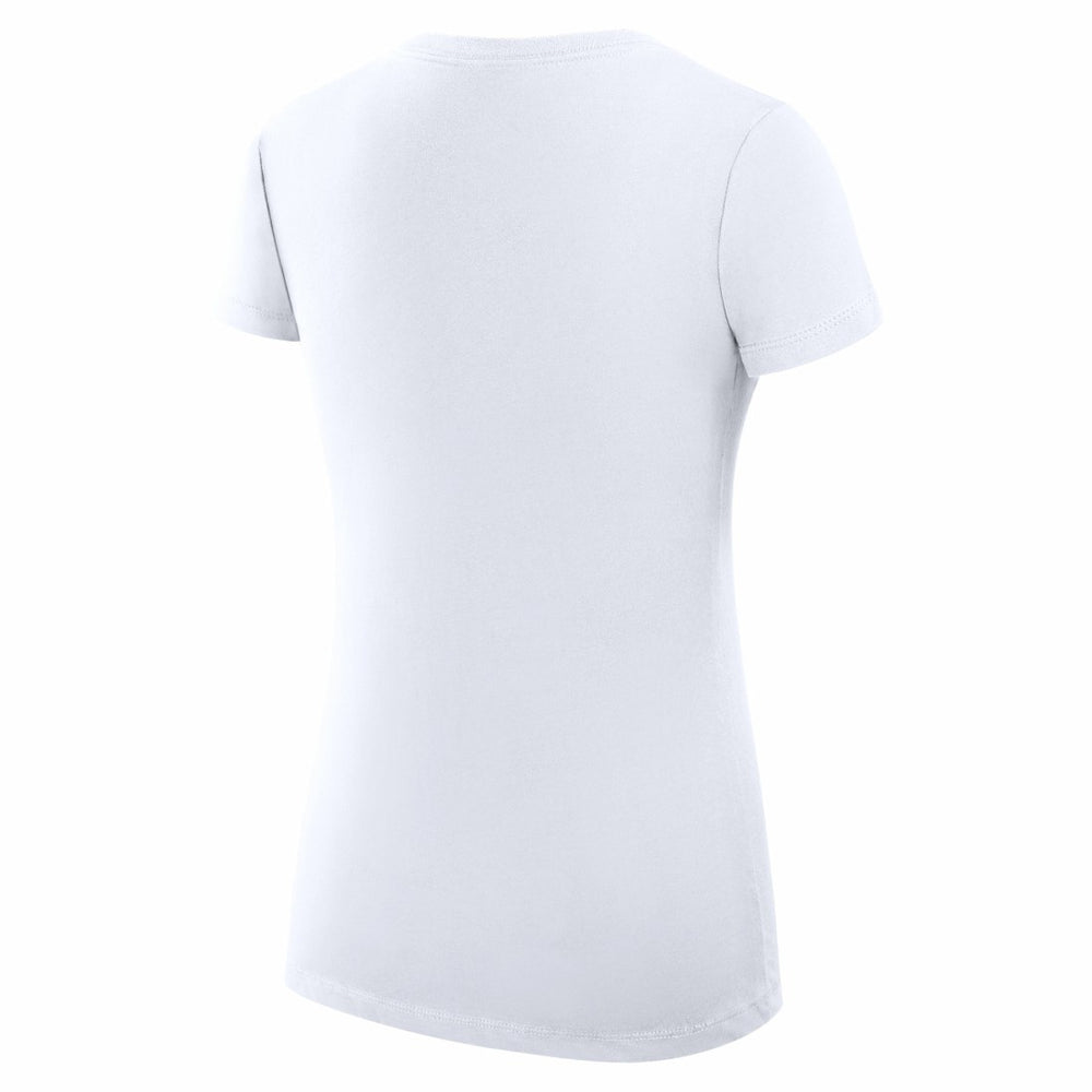 Tampa Bay Buccaneers G-III 4Her by Carl Banks Women's Super-Slim Fit Lightweight Collage Team V-Neck T-Shirt White