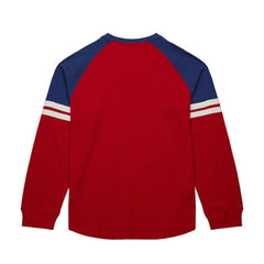 NHL New York Rangers Mitchell & Ness Thermal Henley Long Sleeve T-Shirt - Red
