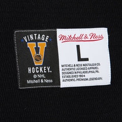 NHL Pittsburgh Penguins Mitchell & Ness Thermal Henley Long Sleeve T-Shirt - Black