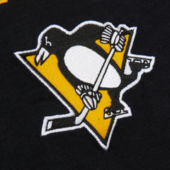NHL Pittsburgh Penguins Mitchell & Ness Legendary Slub Raglan Long Sleeve T-Shirt - Black/Gold