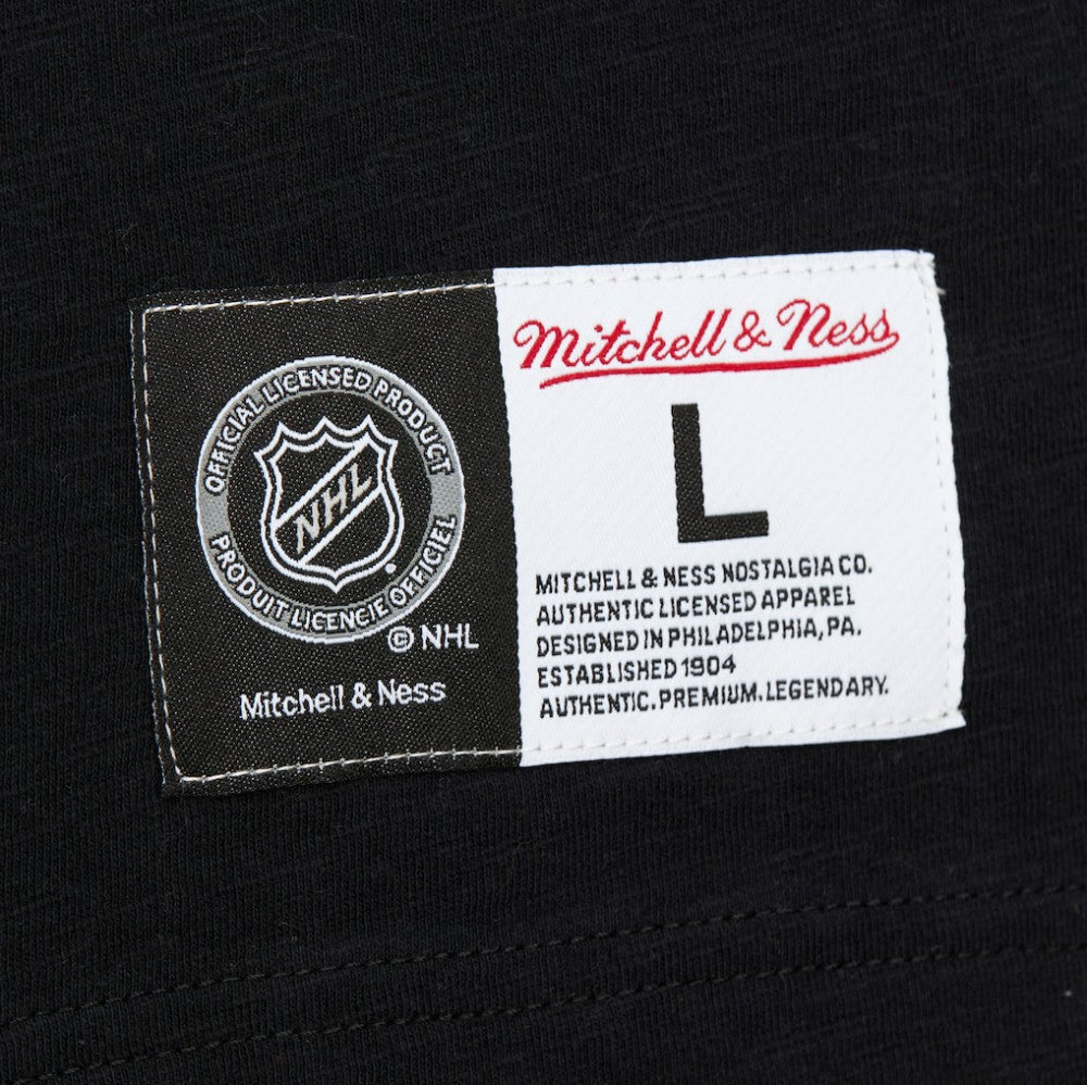 NHL Vegas Golden Knights Mitchell & Ness Legendary Slub Raglan Long Sleeve T-Shirt - Black/Gold