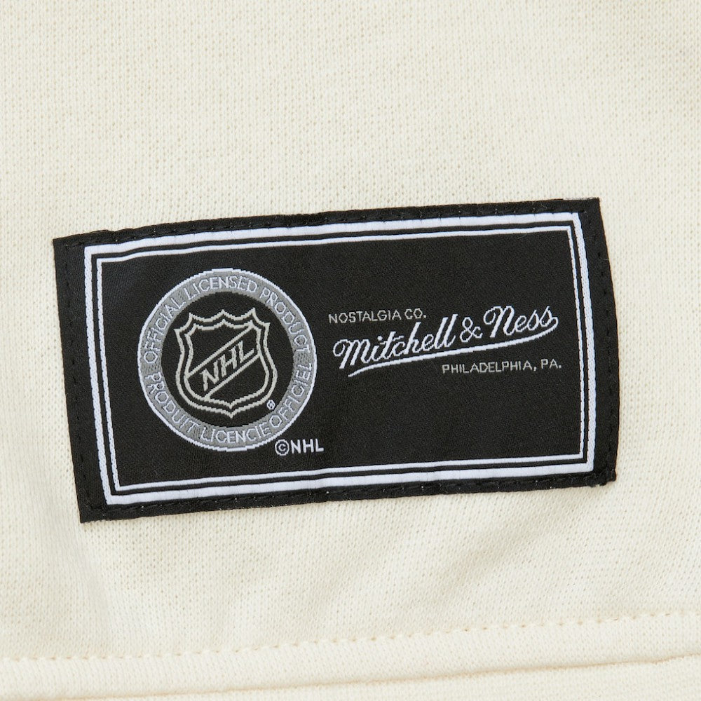 NHL Pittsburgh Penguins Mitchell & Ness Women's Logo 3.0 Pullover Sweatshirt - Cream