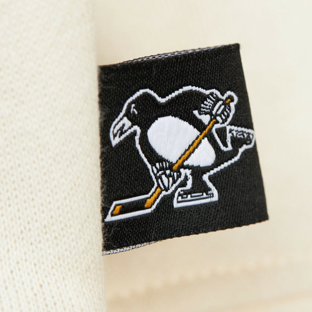 NHL Pittsburgh Penguins Mitchell & Ness Women's Logo 3.0 Pullover Sweatshirt - Cream