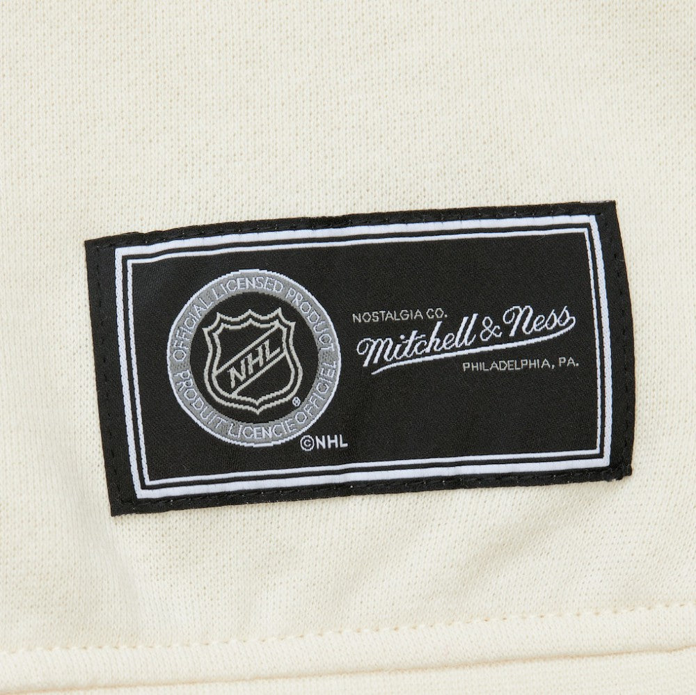 NHL Chicago Blackhawks Mitchell & Ness Women's Logo 3.0 Pullover Sweatshirt - Cream