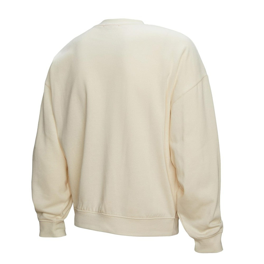 NHL Seattle Kraken Mitchell & Ness Women's Logo 3.0 Pullover Sweatshirt - Cream