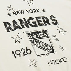 NHL New York Rangers Mitchell & Ness Women's Logo 3.0 Pullover Sweatshirt - Cream