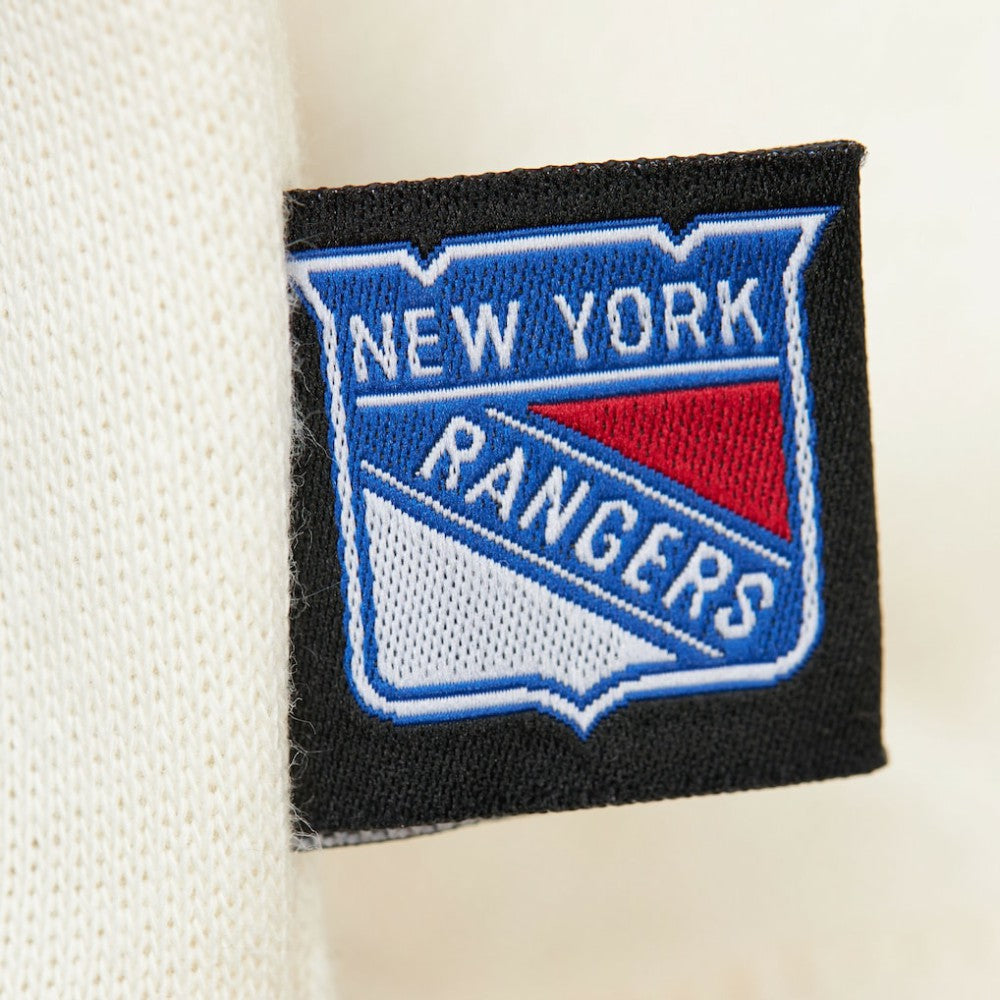 NHL New York Rangers Mitchell & Ness Women's Logo 3.0 Pullover Sweatshirt - Cream