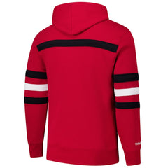 NHL Detroit Red Wings Mitchell & Ness Head Coach Slogan Pullover Hoodie - Red