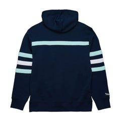 NHL Seattle Kraken Mitchell & Ness Head Coach Slogan Pullover Hoodie - Navy