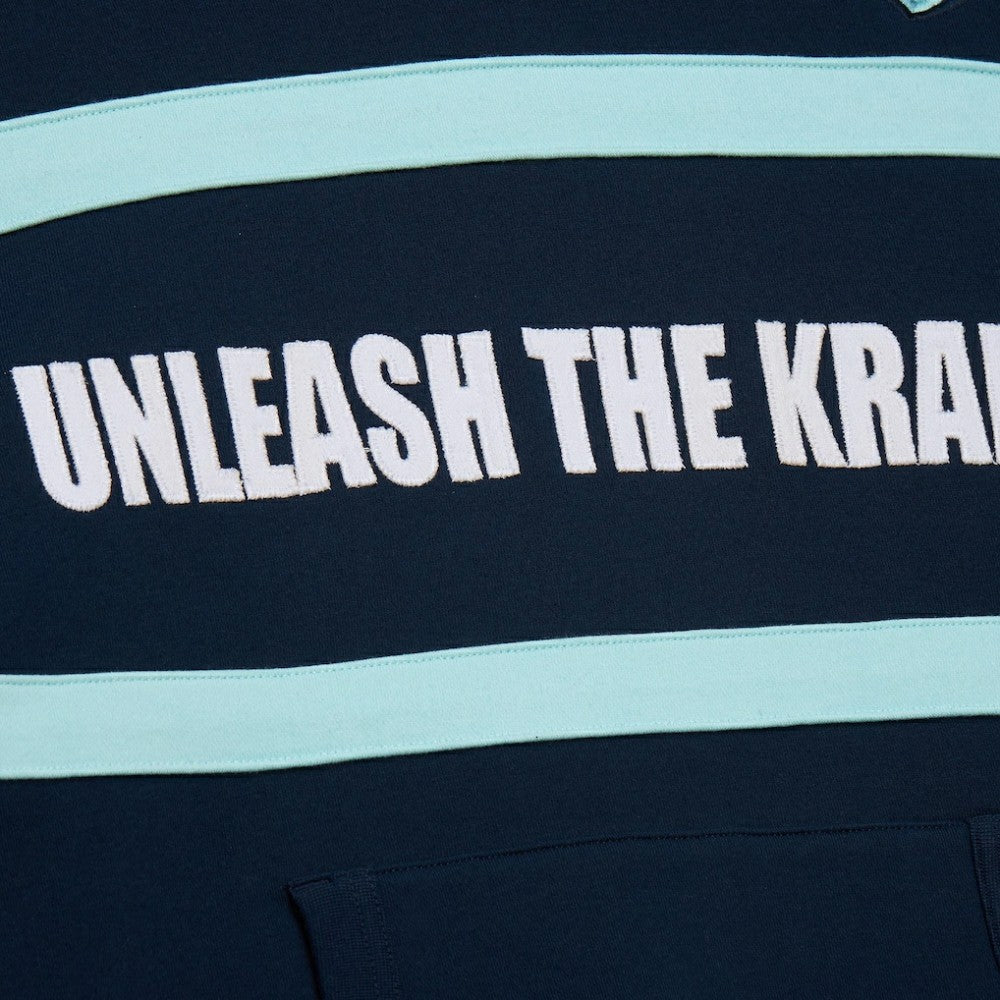 NHL Seattle Kraken Mitchell & Ness Head Coach Slogan Pullover Hoodie - Navy