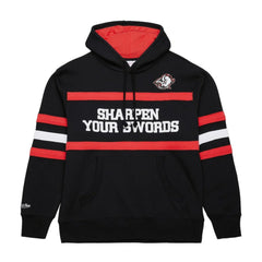 NHL Buffalo Sabres Mitchell & Ness Head Coach Slogan Pullover Hoodie - Black