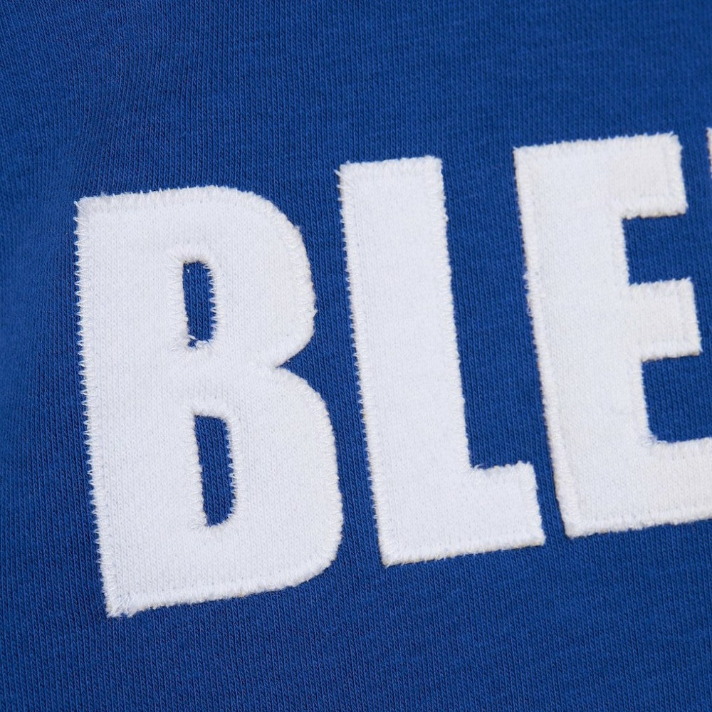 NHL St. Louis Blues Mitchell & Ness Head Coach Slogan Pullover Hoodie - Blue
