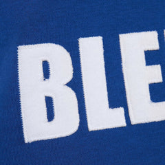 NHL St. Louis Blues Mitchell & Ness Head Coach Slogan Pullover Hoodie - Blue