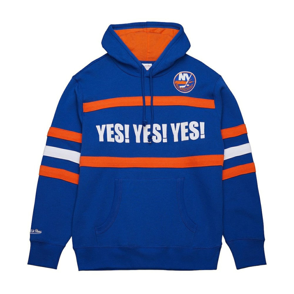 NHL New York Islanders Mitchell & Ness Head Coach Slogan Pullover Hoodie - Royal