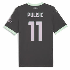 Christian Pulisic AC Milan 2024/25 Third Replica Player Jersey Charcoal