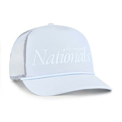 Washington Nationals '47 Foundation Script Hitch Adjustable Trucker Hat - Light Blue Hats