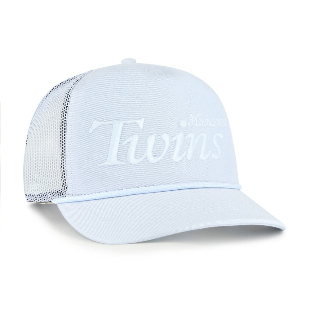 Minnesota Twins '47 Foundation Script Hitch Adjustable Trucker Hat - Light Blue Hats