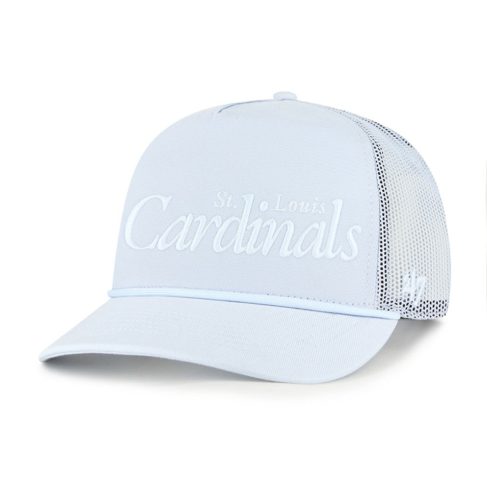 St. Louis Cardinals '47 Foundation Script Hitch Adjustable Trucker Hat - Light Blue Hats