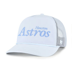 Houston Astros '47 Foundation Script Hitch Adjustable Trucker Hat - Light Blue Hats