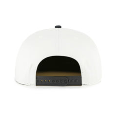 Atlanta Braves '47 Foundation Captain Snapback Hat - White/Black Hats