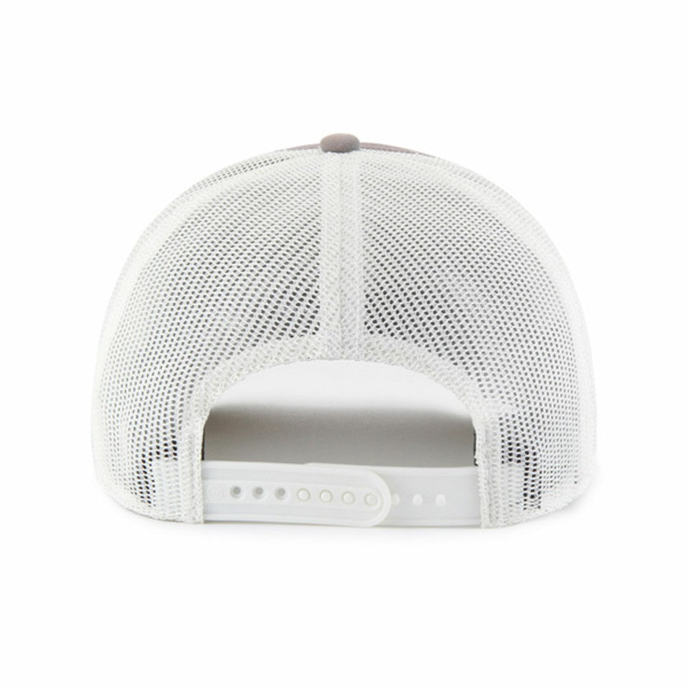 Los Angeles Angels '47 Tide Sweep Rope Trucker Adjustable Hat - Gray/White Hats