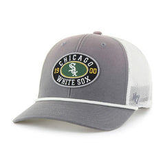 Chicago White Sox '47 Tide Sweep Rope Trucker Adjustable Hat - Gray/White Hats