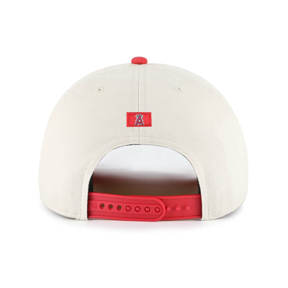 Los Angeles Angels '47 Fiji Rope Hitch Adjustable Hat - Cream/Red Hats