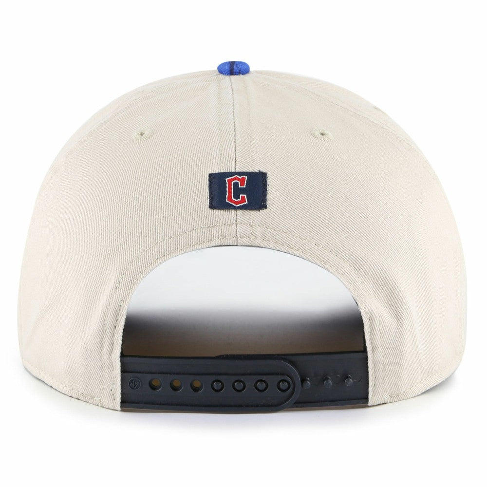 Cleveland Guardians '47 Fiji Rope Hitch Adjustable Hat - Cream/Navy Hats