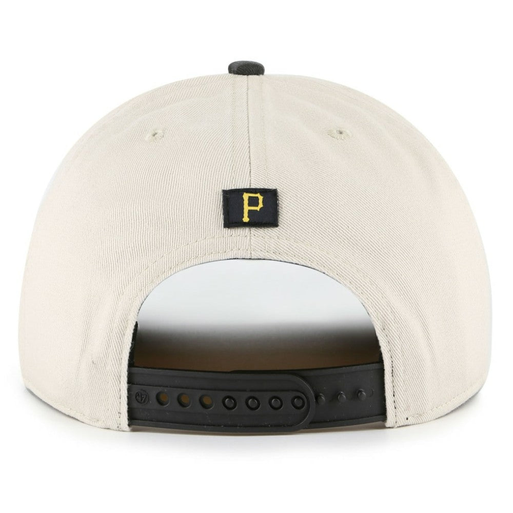 Pittsburgh Pirates '47 Fiji Rope Hitch Adjustable Hat - Cream/Black Hats