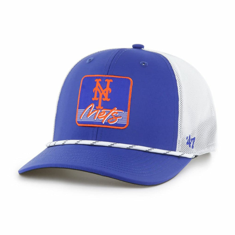 New York Mets '47 Scratch Adjustable Trucker Hat - Royal/White Hats