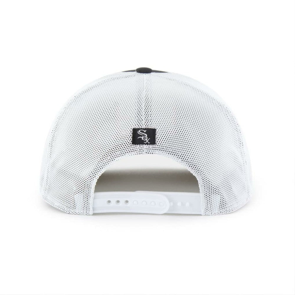 Chicago White Sox '47 Scratch Adjustable Trucker Hat - Black/White Hats