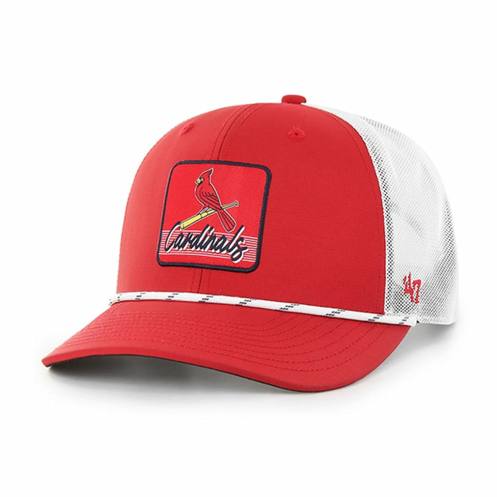 St. Louis Cardinals '47 Scratch Adjustable Trucker Hat - Red/White Hats