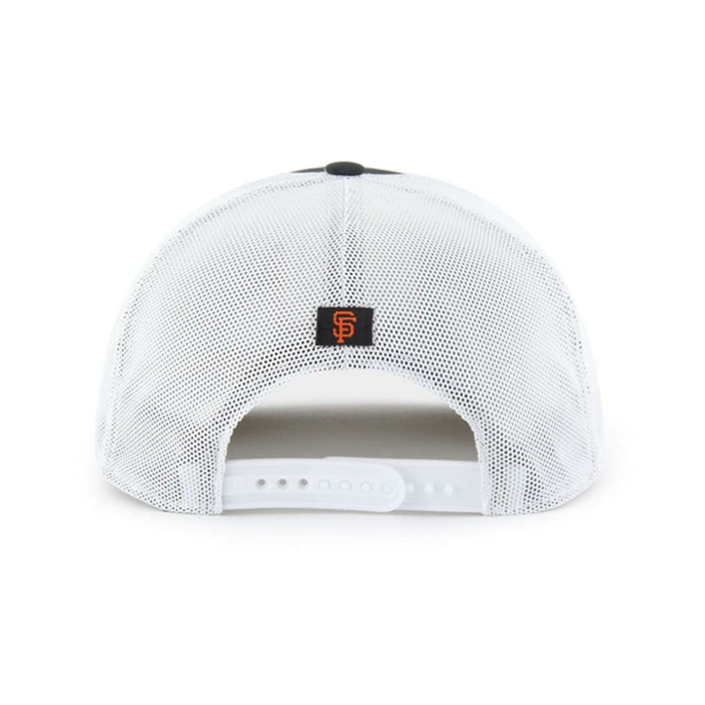 San Francisco Giants '47 Scratch Adjustable Trucker Hat - Black/White Hats