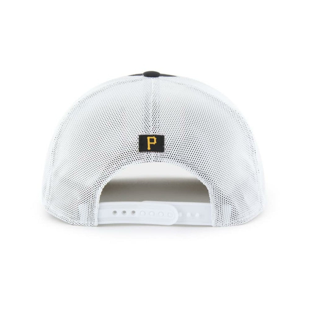 Pittsburgh Pirates '47 Scratch Adjustable Trucker Hat - Black/White Hats