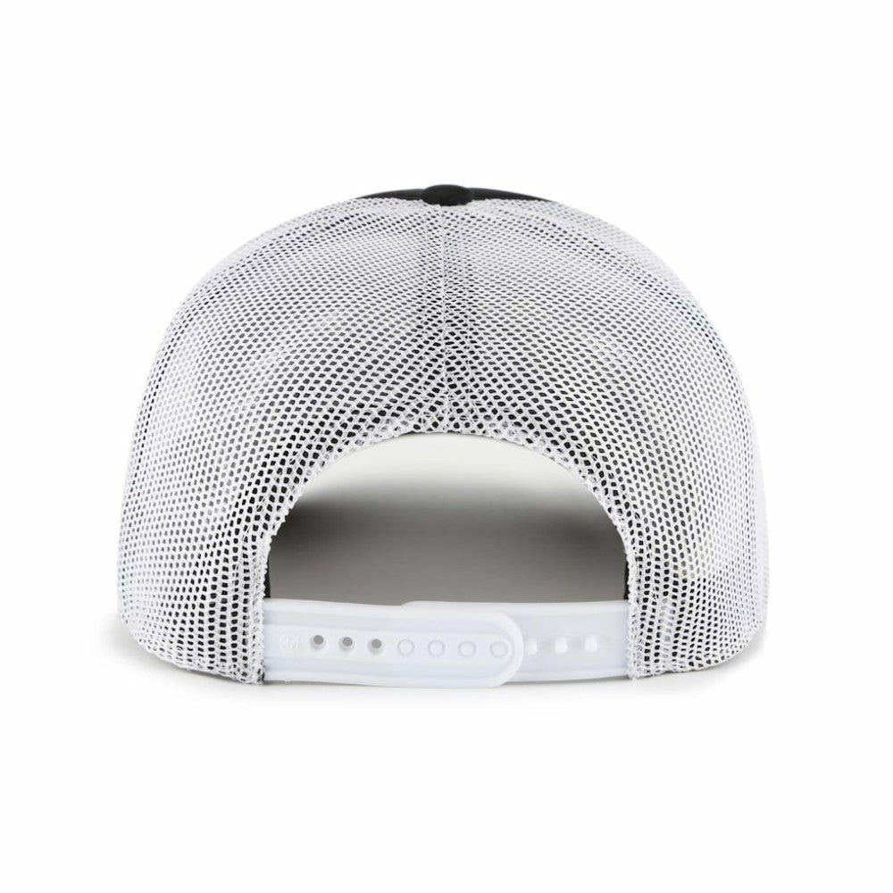Tampa Bay Rays '47 Meander Foam Trucker Snapback Hat - Black Hats