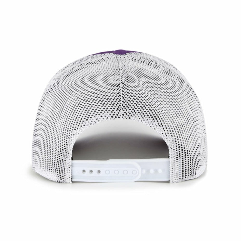 Colorado Rockies '47 Meander Foam Trucker Snapback Hat - Purple Hats