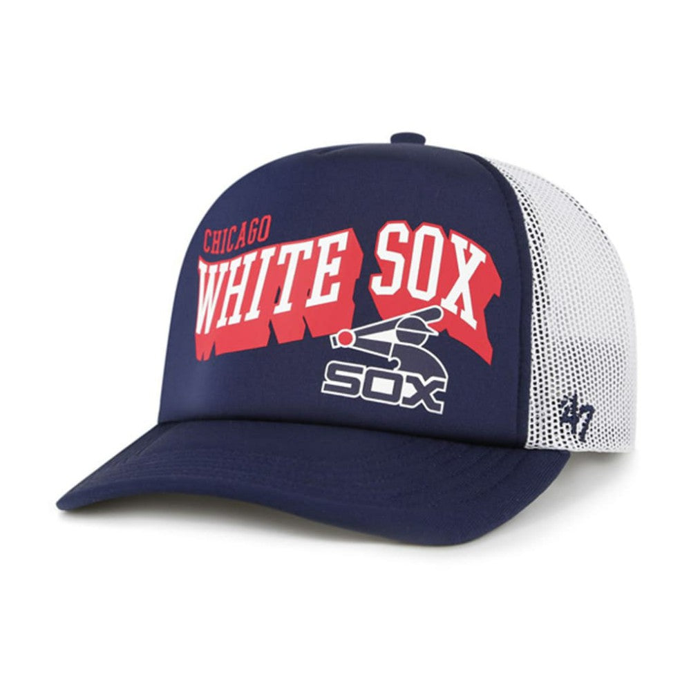 Chicago White Sox '47 Meander Foam Trucker Snapback Hat - Navy Hats