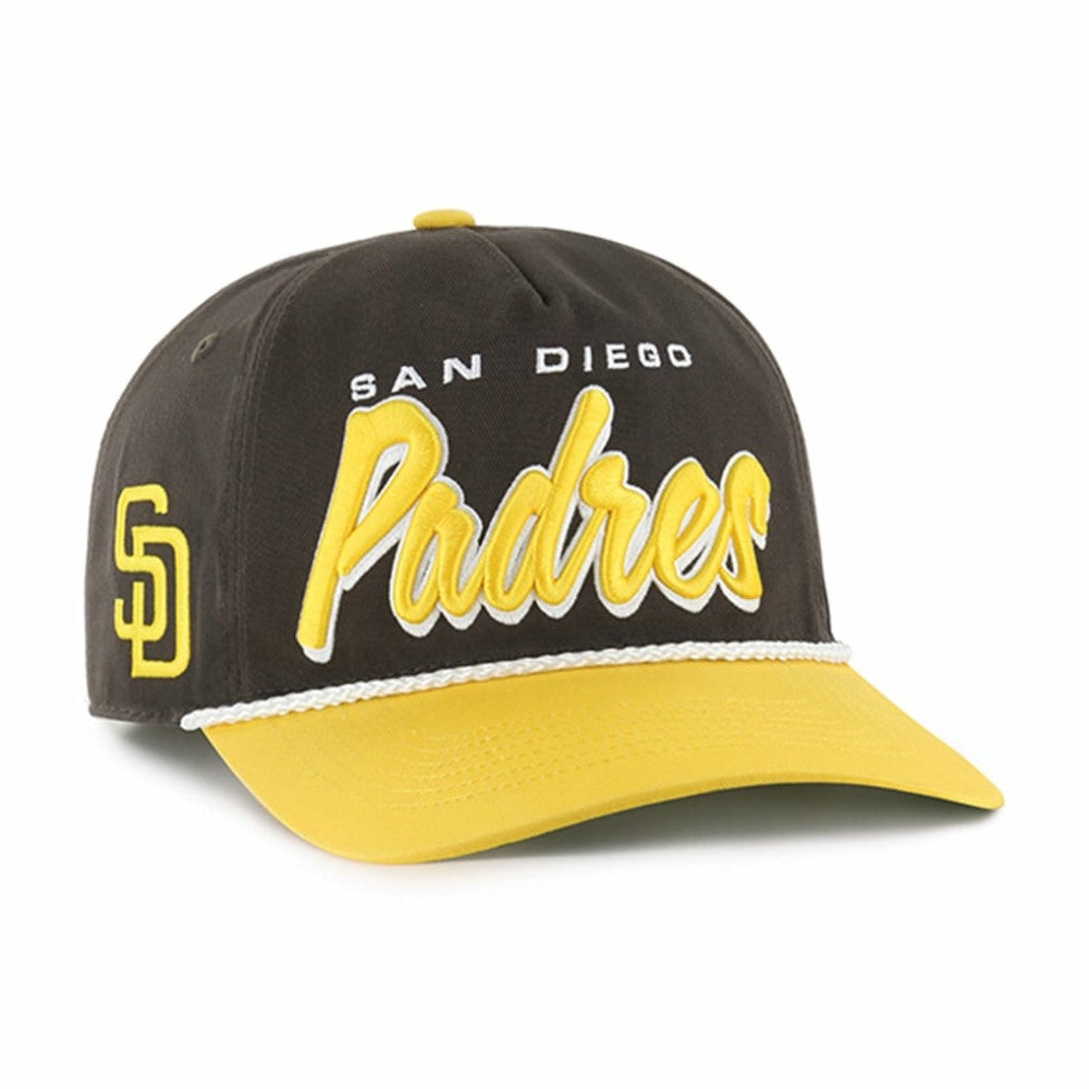 San Diego Padres '47 Dropshadow Rope Hitch Adjustable Hat - Brown Hats