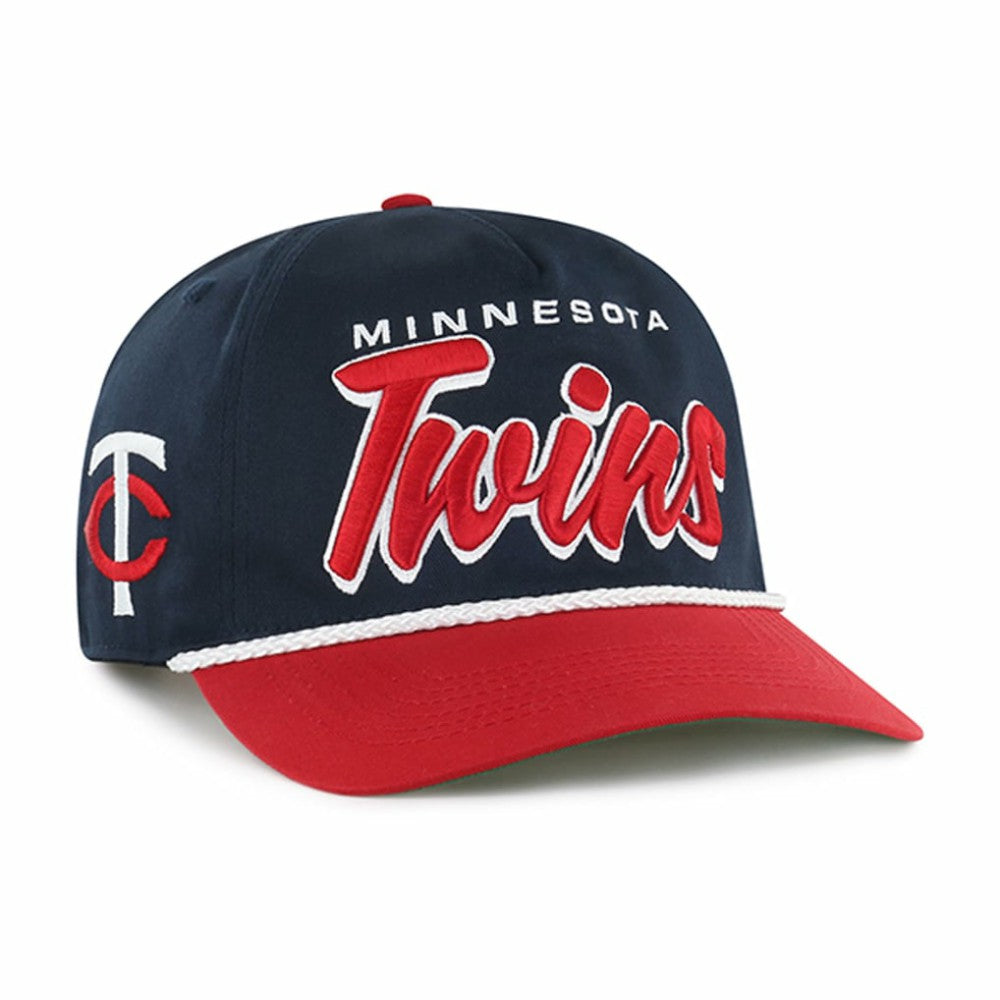 Minnesota Twins '47 Dropshadow Rope Hitch Adjustable Hat - Navy Hats