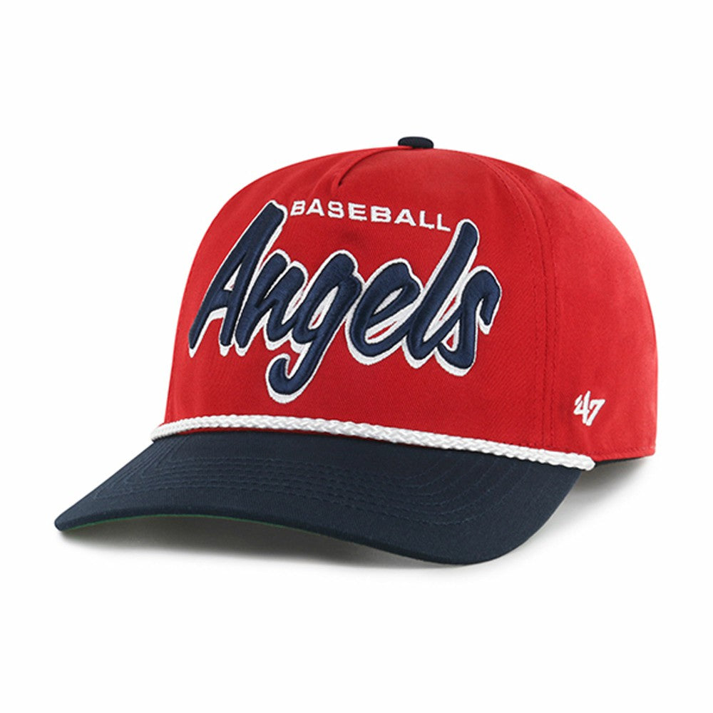 Los Angeles Angels '47 Dropshadow Rope Hitch Adjustable Hat - Red Hats