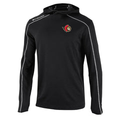 NHL Ottawa Senators Columbia Shotgun Omni-Wick Pullover Hoodie - Black
