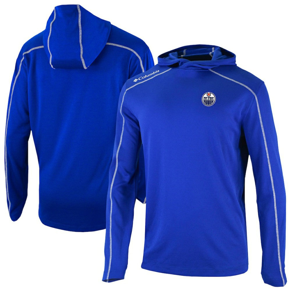 NHL Edmonton Oilers Columbia Shotgun Omni-Wick Pullover Hoodie - Royal