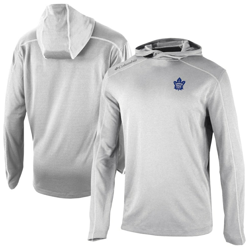 NHL Toronto Maple Leafs Columbia Shotgun Omni-Wick Pullover Hoodie - Gray