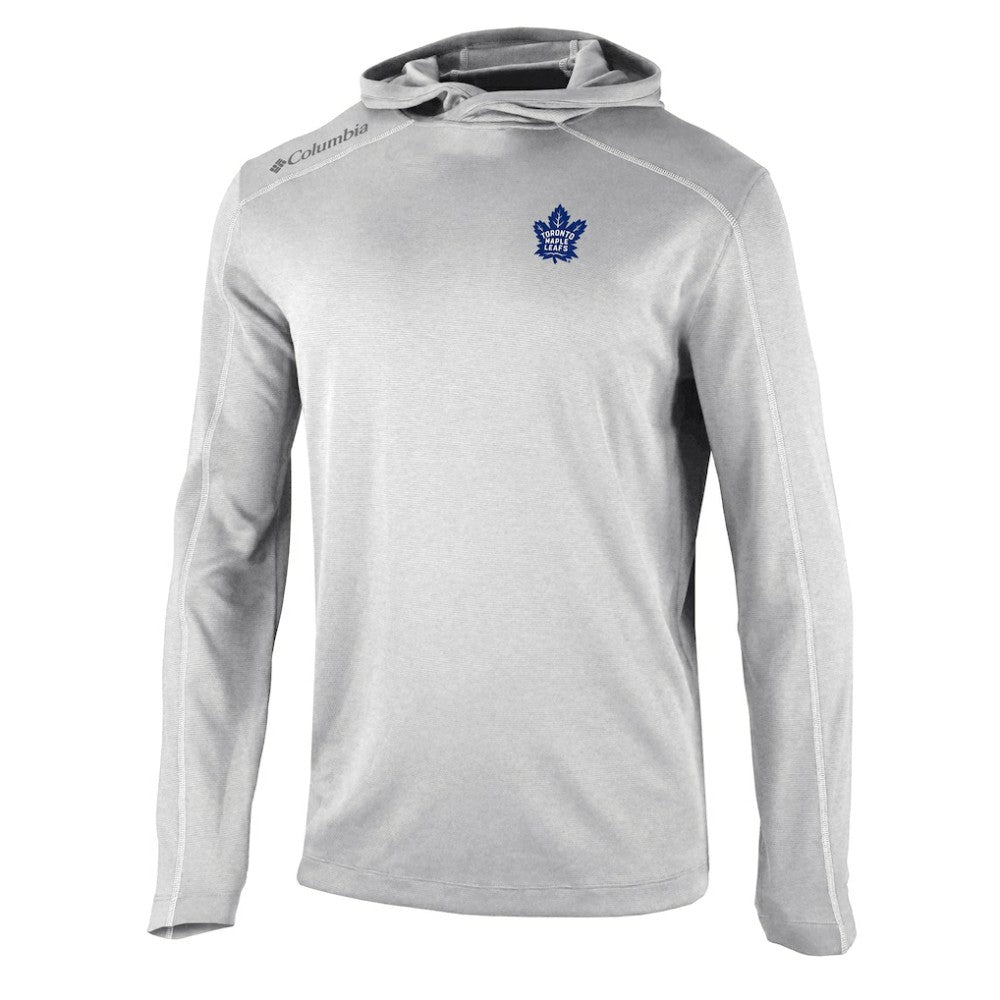 NHL Toronto Maple Leafs Columbia Shotgun Omni-Wick Pullover Hoodie - Gray