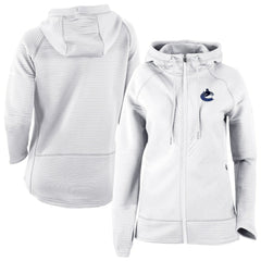 NHL Vancouver Canucks Columbia Omni-Wick Pack It Up Full-Zip Jacket - White