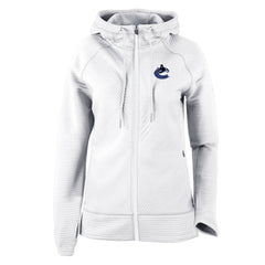 NHL Vancouver Canucks Columbia Omni-Wick Pack It Up Full-Zip Jacket - White