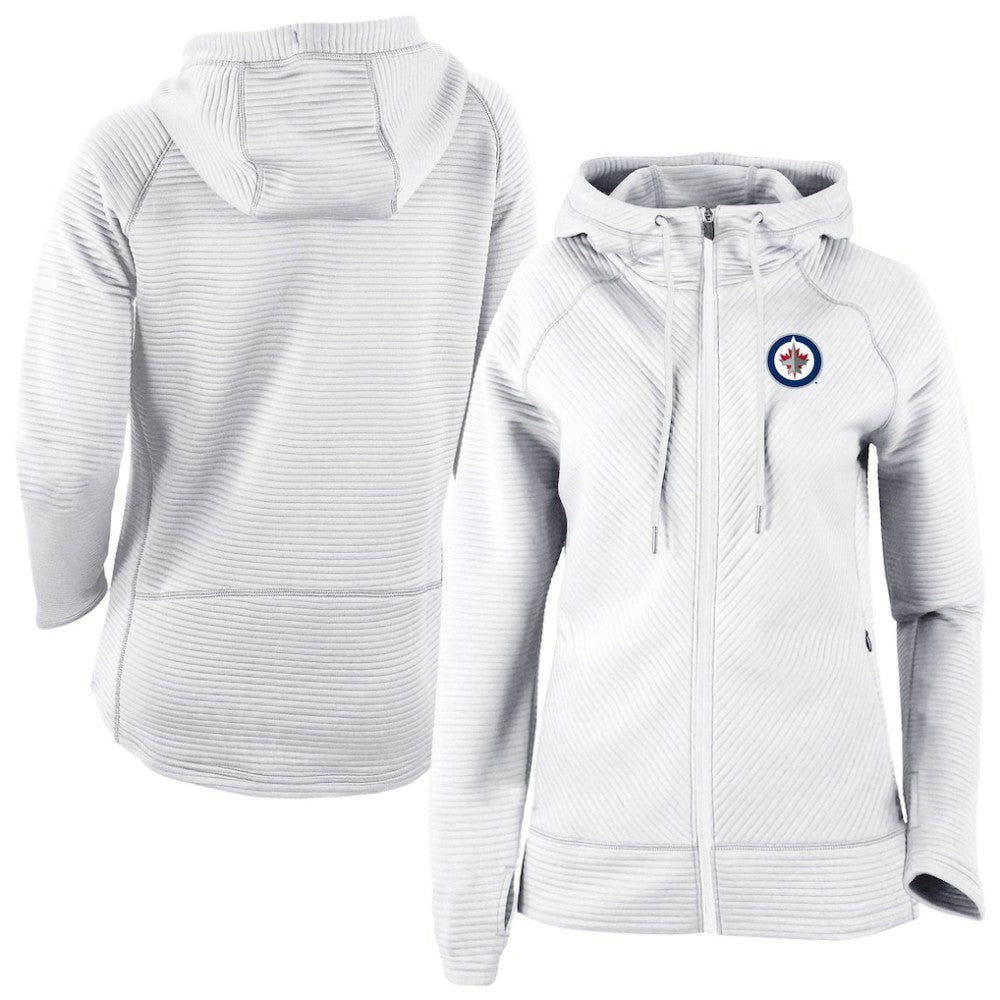 NHL Winnipeg Jets Columbia Omni-Wick Pack It Up Full-Zip Jacket - White