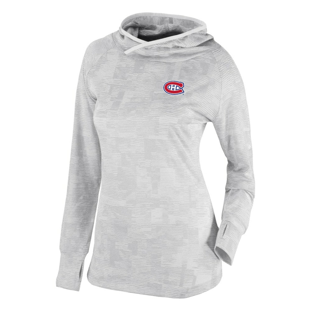 NHL Montreal Canadiens Columbia Women's Omni-Wick Sunday Ball Pullover Hoodie - White